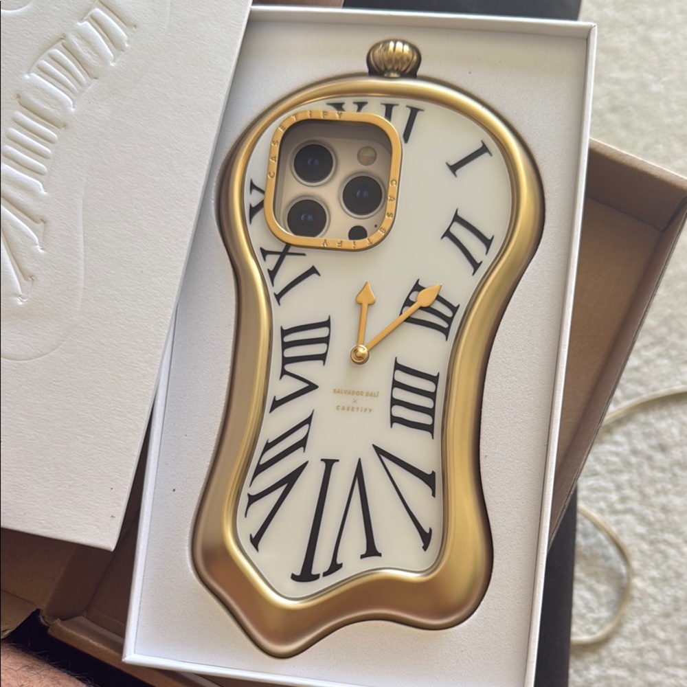 Melting Clock iPhone 15 pro max Case
